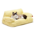 Amazon Hot-Selling Pet Sofa Small Rabbit Fur Removable Washable Dog Sofa Bed Mat Cat Bed Dog Bed Sofa Bed Sleeping Pad